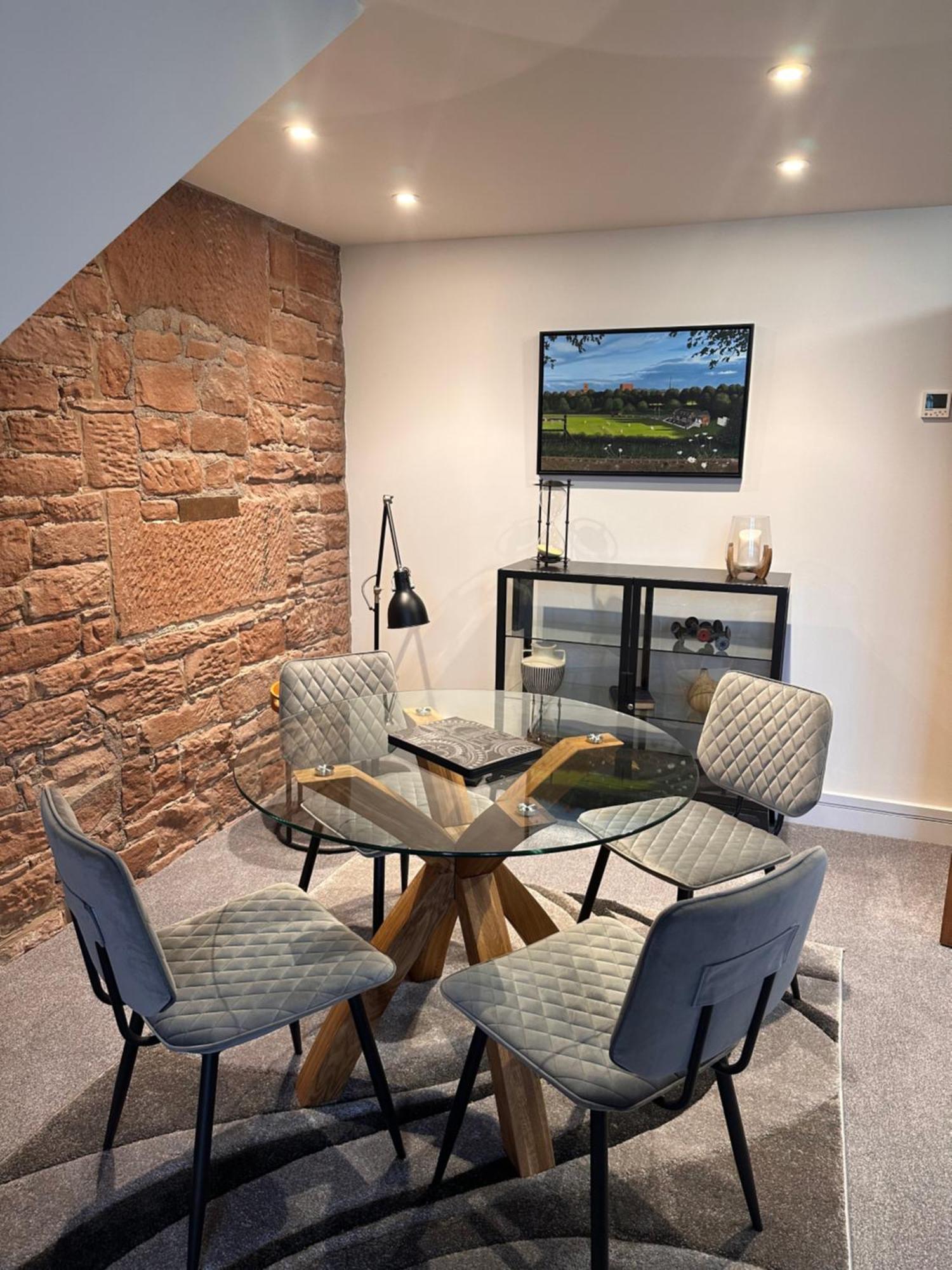 The Engine House At Dixons Chimney Near Carlisle Castle Unique Historic Apartment With 65 Inch Sky Glass And Private Parking Exterior foto